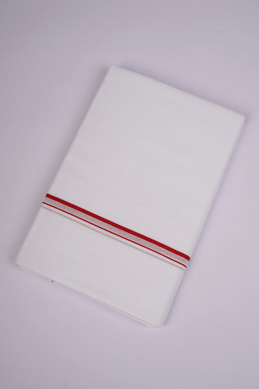 SD-12 W/D DHOTI  3.70 MTR-Red
