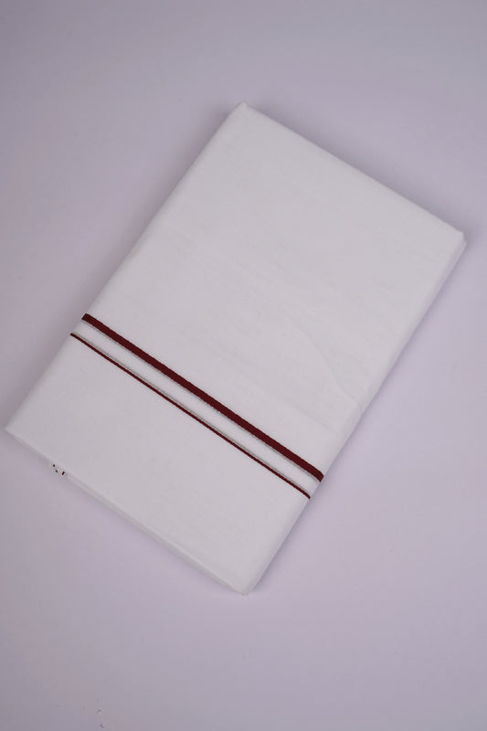 SD-12 W/D DHOTI  3.70 MTR-Maroon