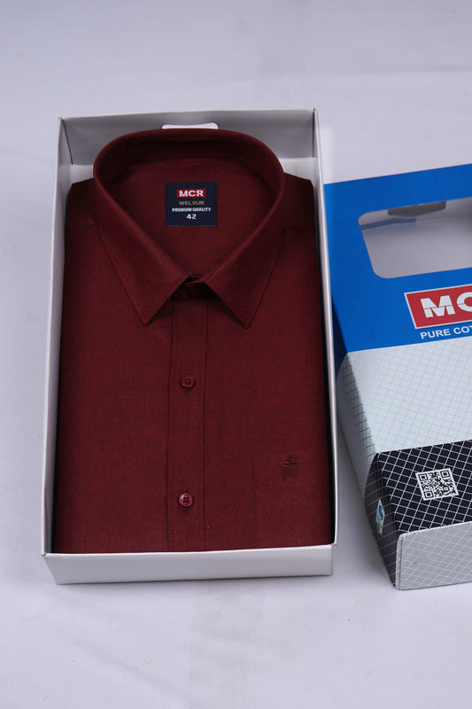 MCR WELSUN 61508 Half Sleeve Formal Color Shirt For Men
