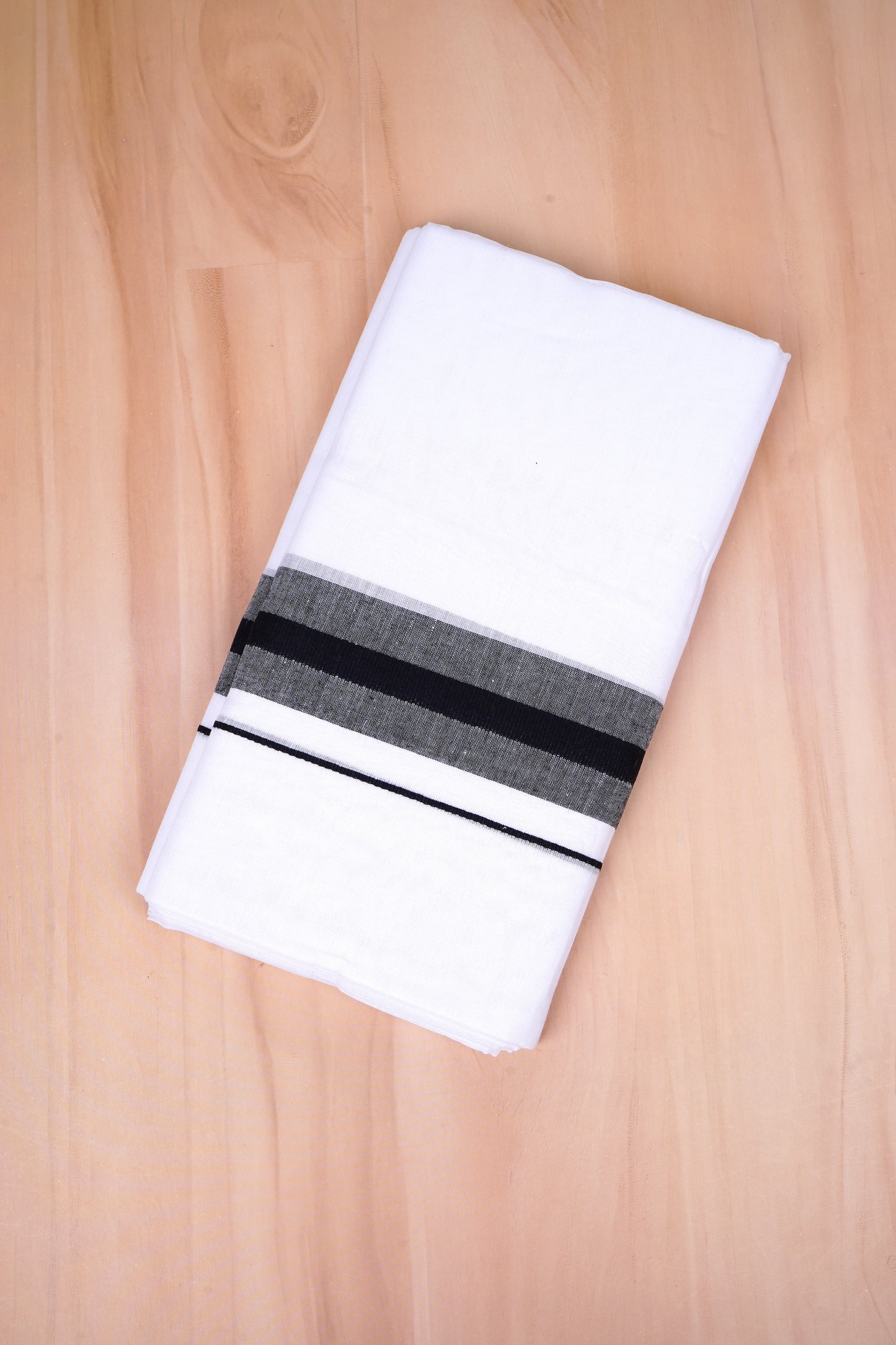 FCD-392 W/D DHOTI 3.80 MTR- Black