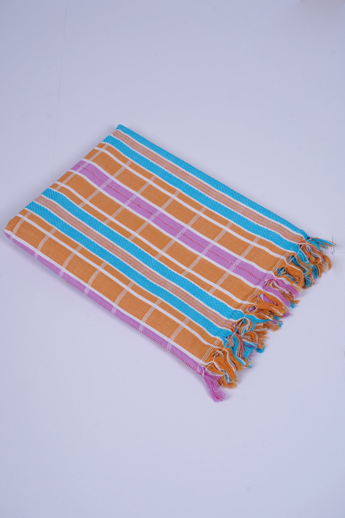 COLOUR DOBBY COTTON - CBT-21 BATH TOWEL - 30X60 - ORANGE