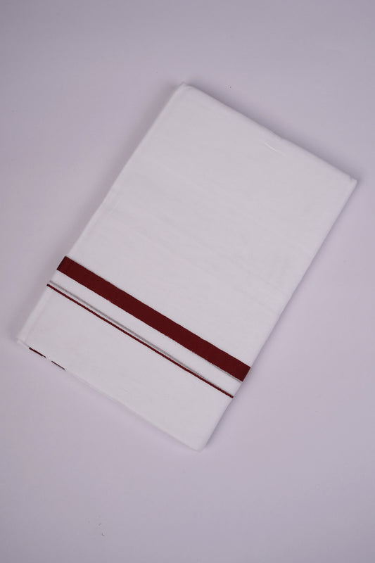 HD-27 W/D DHOTI  3.80 MTR-Maroon