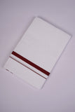 HD-27 W/D DHOTI  3.80 MTR-Maroon