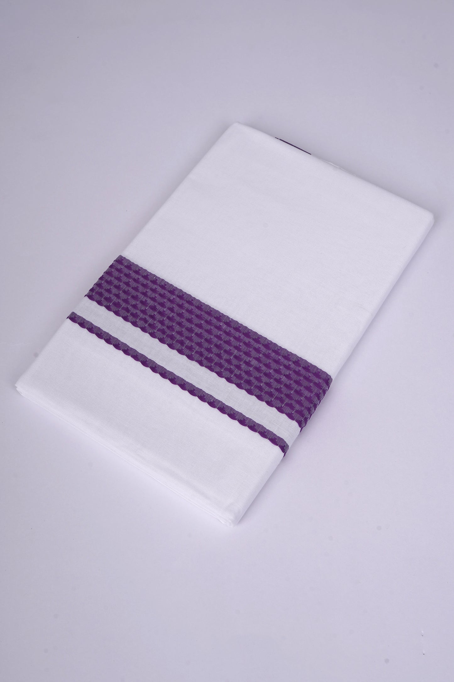 FS-136 W/S DHOTI  2.00 MTR - Violet