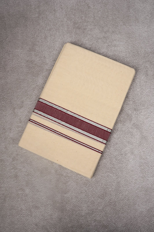 FD-178C C/D DHOTI  3.80 MTR-Dark Brown