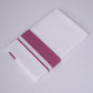 FS-136 W/S DHOTI  2.00 MTR - Dark Pink