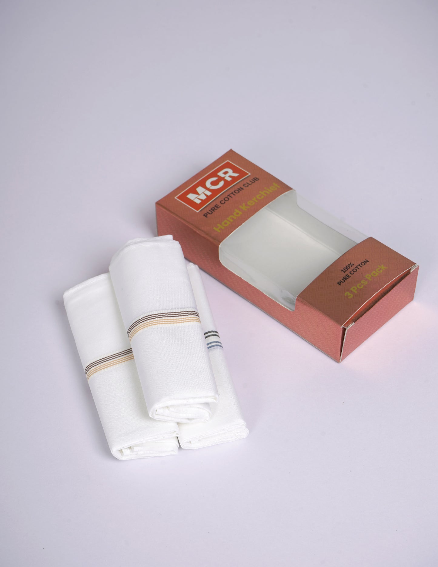 VOLVO - KF-117 KERCHIEF 3 PCS - 16X16 - WHITE