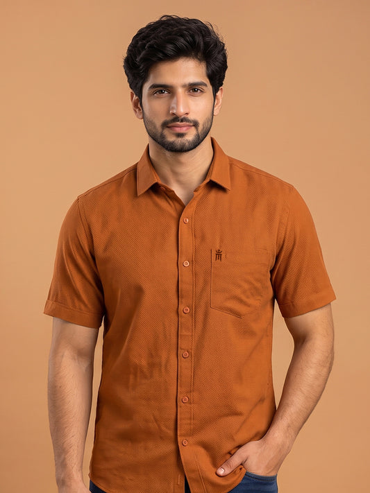 MCR VEGA FORD 23001 Half Sleeve Formal Color Shirt For Men