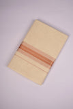 COPPER-13C CREAM DOUBLE DHOTI  4.00 MTR