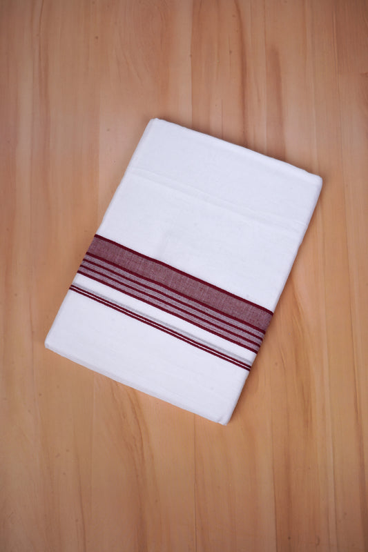 FCD-580 W/D DHOTI 3.80 MTR - Maroon