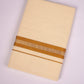 GLD-117C CREAM DOUBLE DHOTI  3.80 MTR