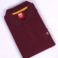Python Plain Maroon Color T-Shirt - 70005