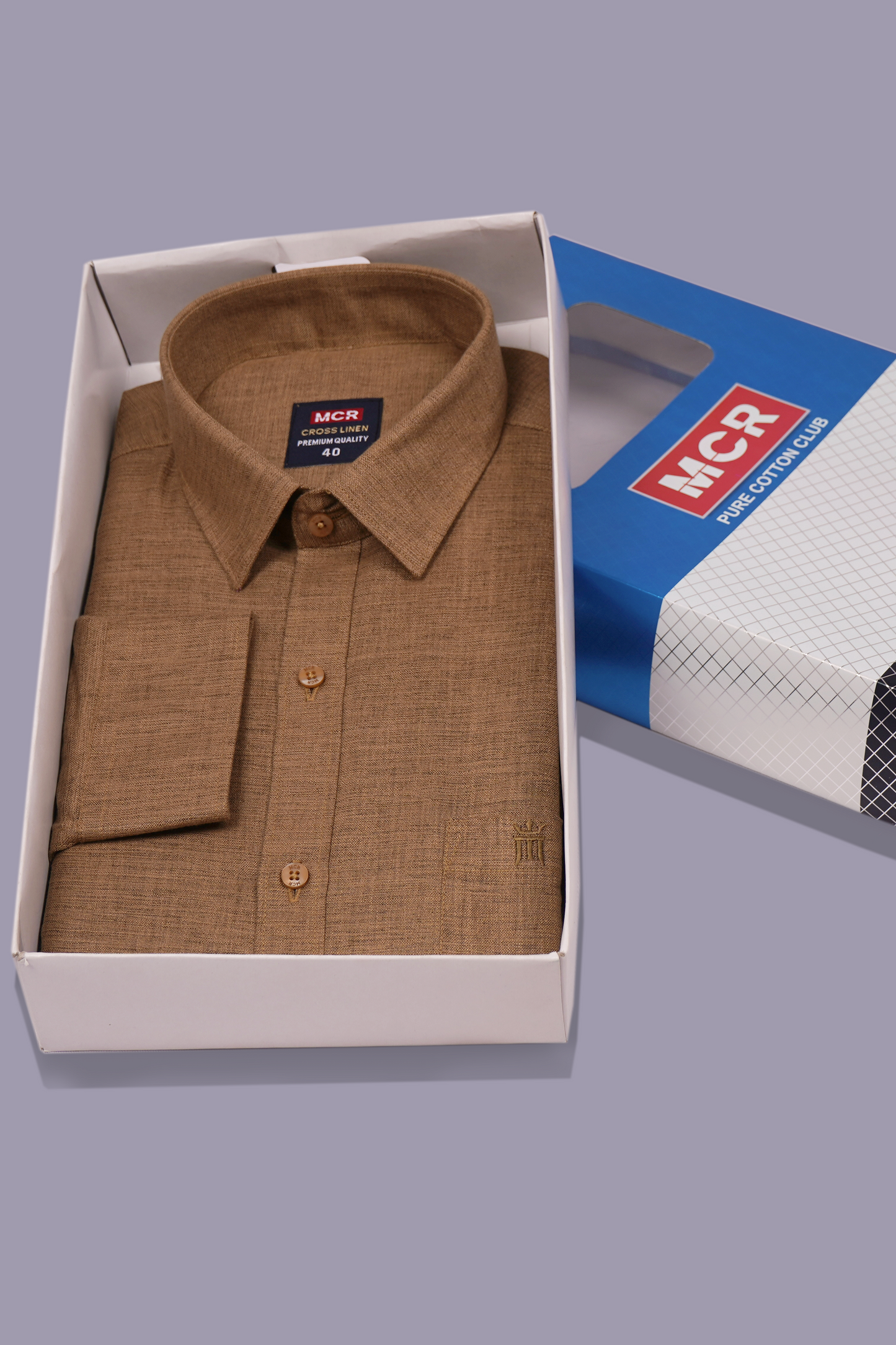 MCR CROSS WORLD 1052 Full Sleeve Formal Color Shirt For Men