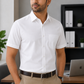 Bamboo Elite Formal White Shirt For Men