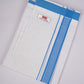 PKT FD-02 VELCRO WHITE DOUBLE DHOTI - Blue