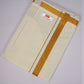 PKT GLS-02C VELCRO CREAM SINGLE DHOTI
