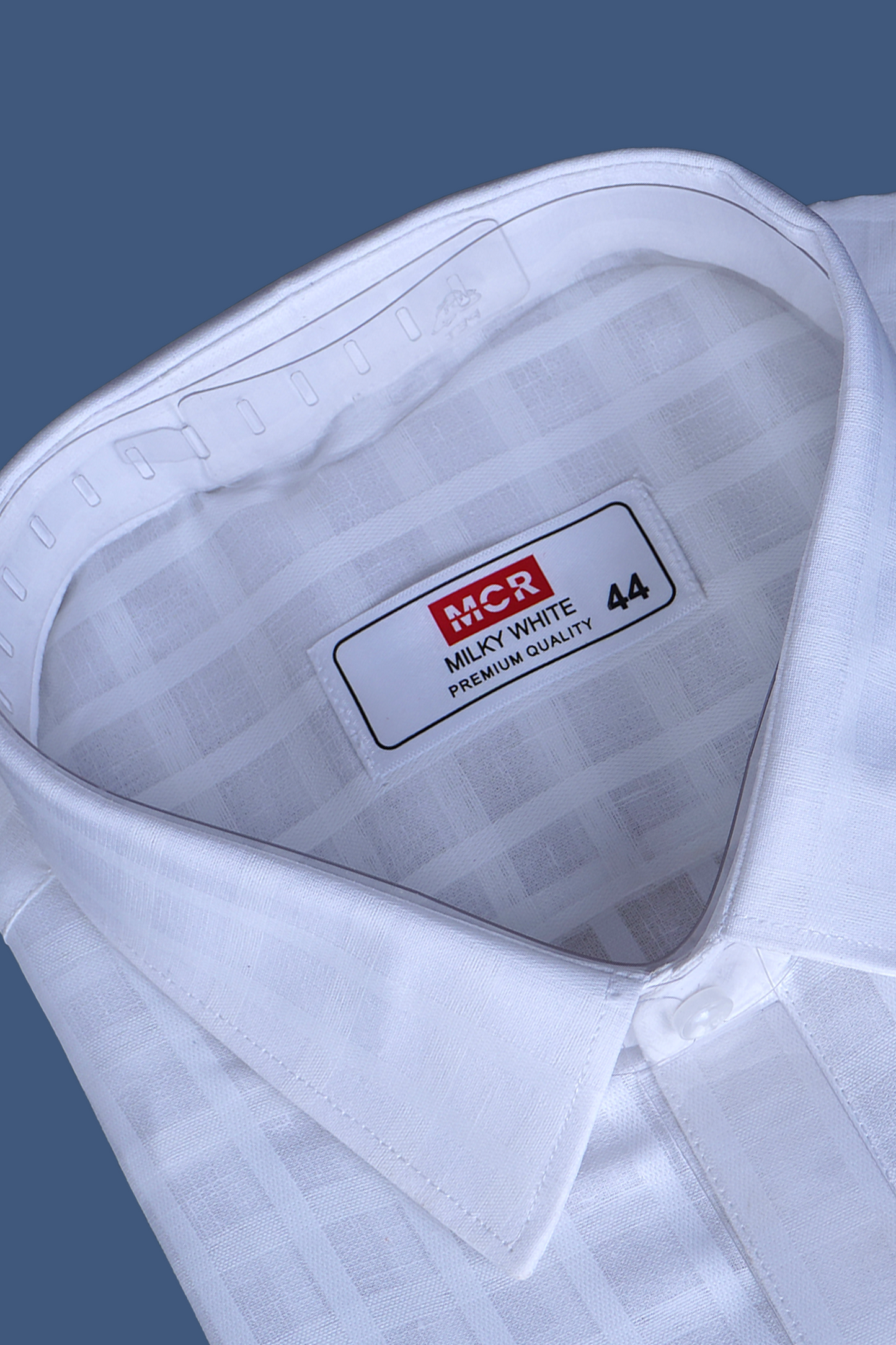 MCR 2025 MILKY Half Sleeve Formal White Shirt For Men