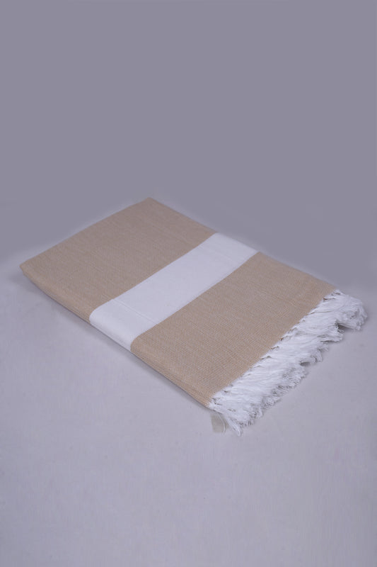 JUMERIA COTTON - CBT-17 BATH TOWEL - 32X64 - LIGHT BROWN