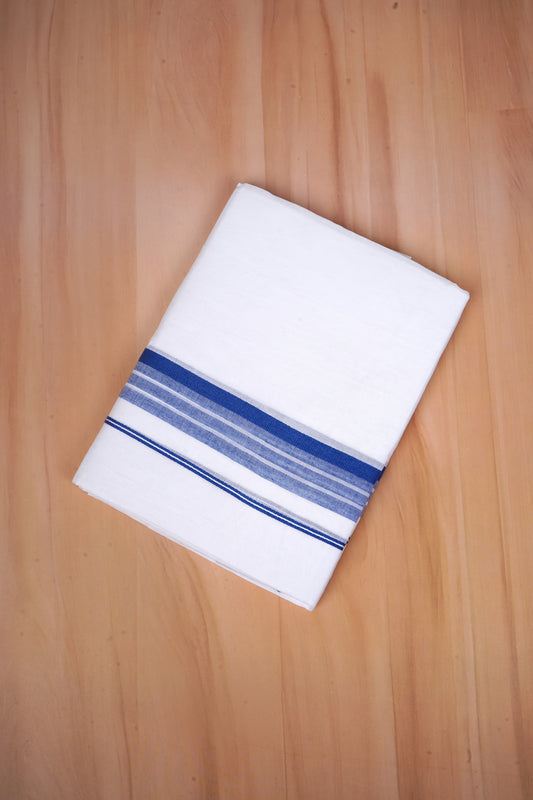 FCD-586 W/D DHOTI 3.80 MTR - Blue