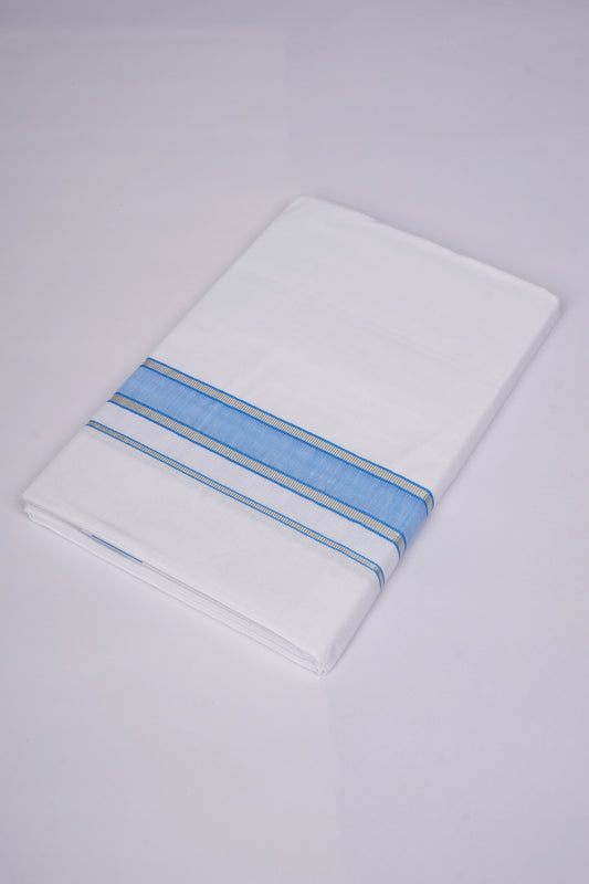 FS-105 W/S DHOTI  2.00 MTR - Blue