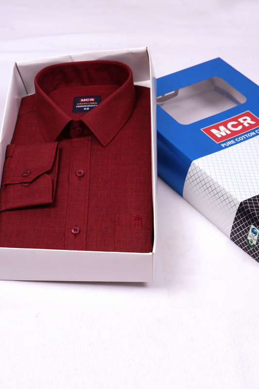 MCR CROSS WORLD 1055 Full Sleeve Formal Color Shirt For Men