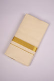 GLD-102C CREAM DOUBLE DHOTI  4.00 MTR