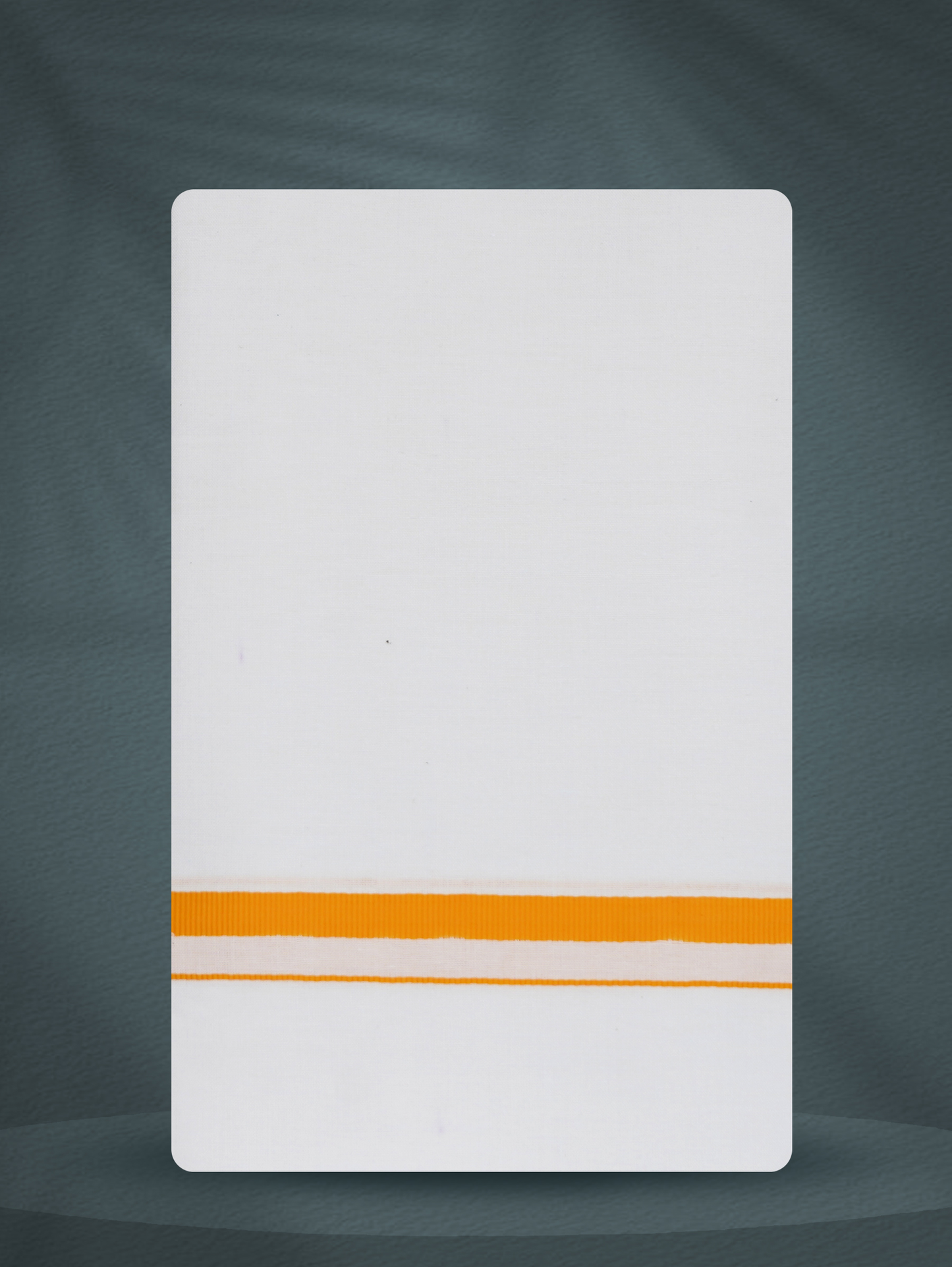 WHITE SINGLE BIG BORDER - 250 HS-02 DHOTHIE 2.50 MTR