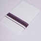 FS-129 W/S DHOTI  1.90 MTR - Dark Violet