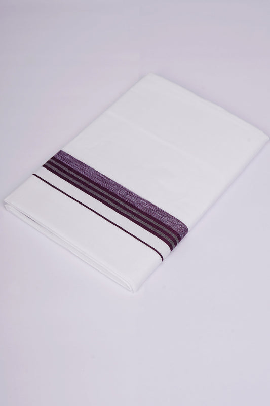 FS-129 W/S DHOTI  1.90 MTR - Dark Violet