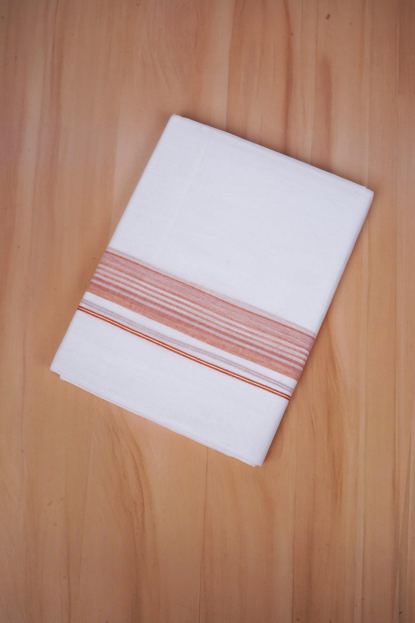 FCD-581 W/D DHOTI 3.80 MTR - Light Orange