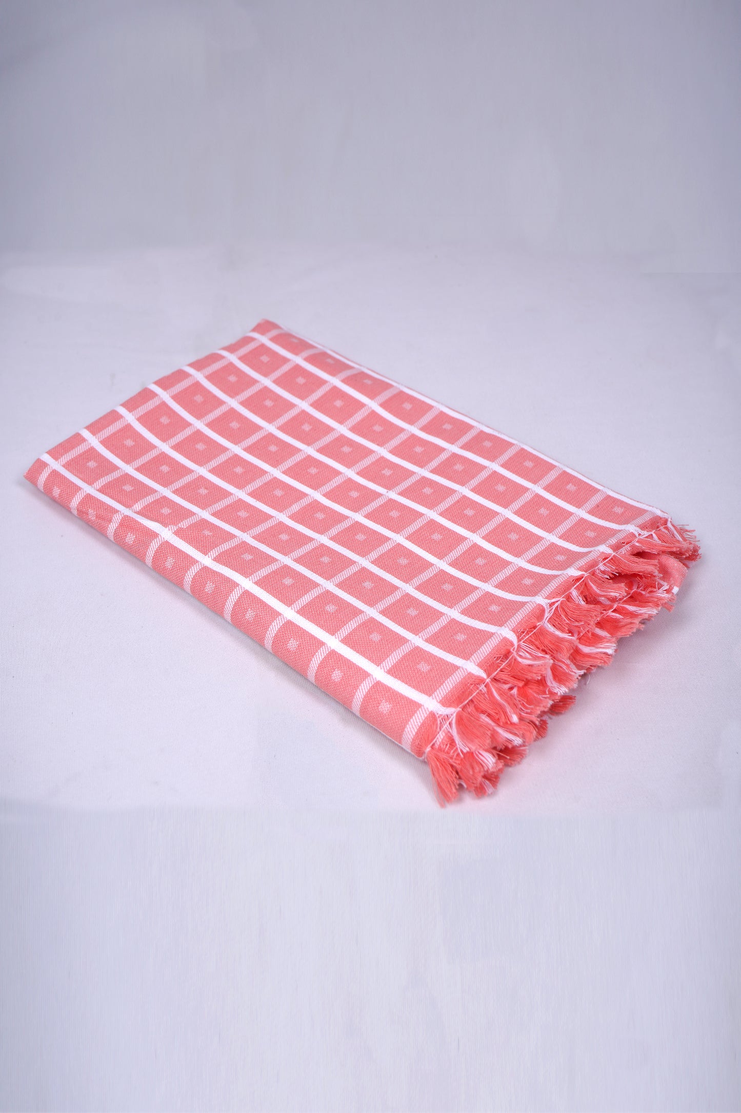 COLOUR BIGCHECK COTTON - CBT-23 BATH TOWEL - 30X60 - PINK