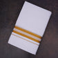 GLD-188 W/D DHOTI 4.00 MTR- Gold
