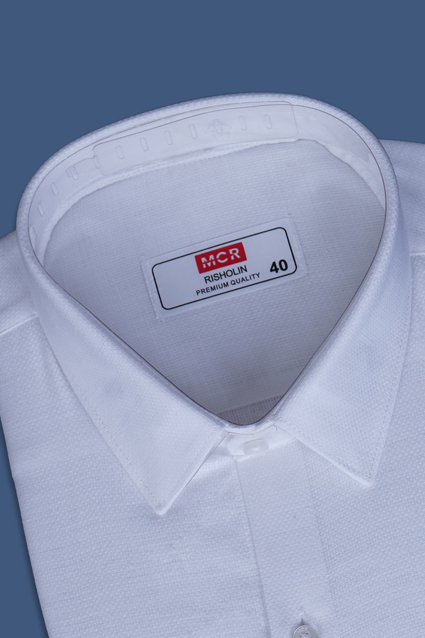 MCR RISHOLIN Half Sleeve Formal White Shirt For Men