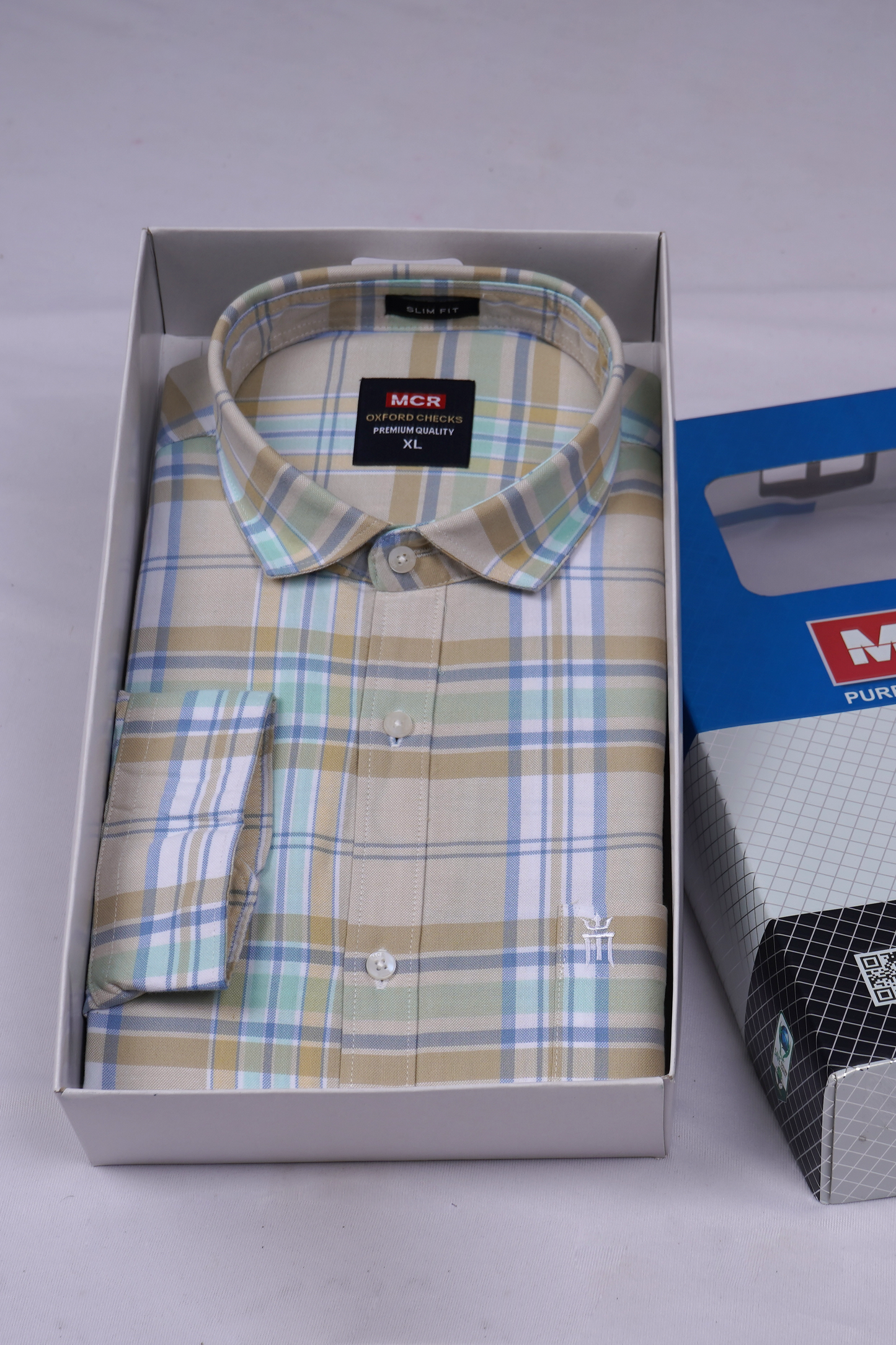 MCR OXFORD 89004 Full Sleeve Formal Color Shirt For Men