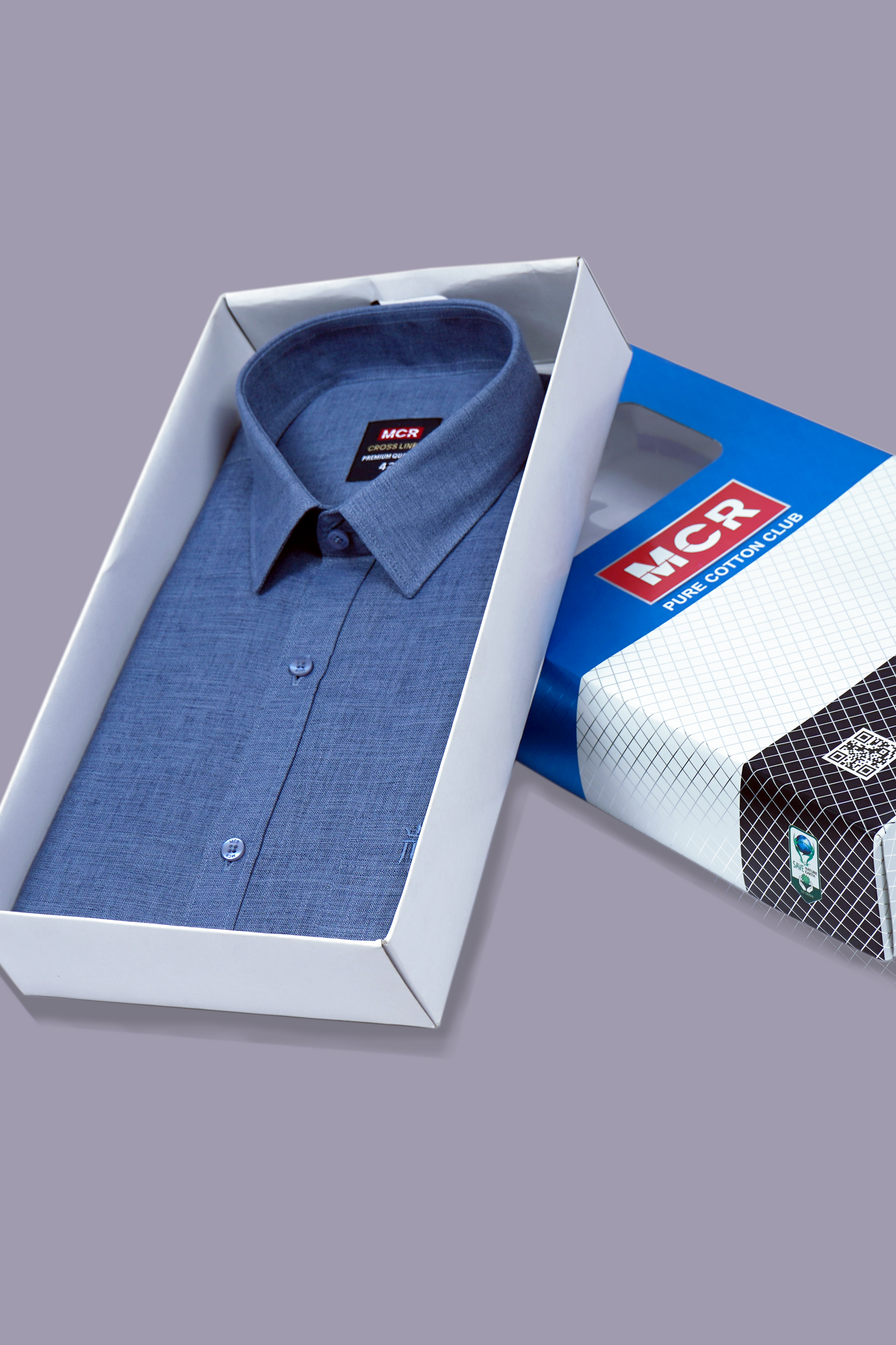 MCR CROSS WORLD 1051 Half Sleeve Formal Color Shirt For Men