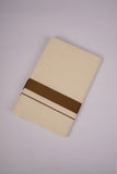 FD-08C CREAM DOUBLE DHOTI  3.80 MTR-Kaaki