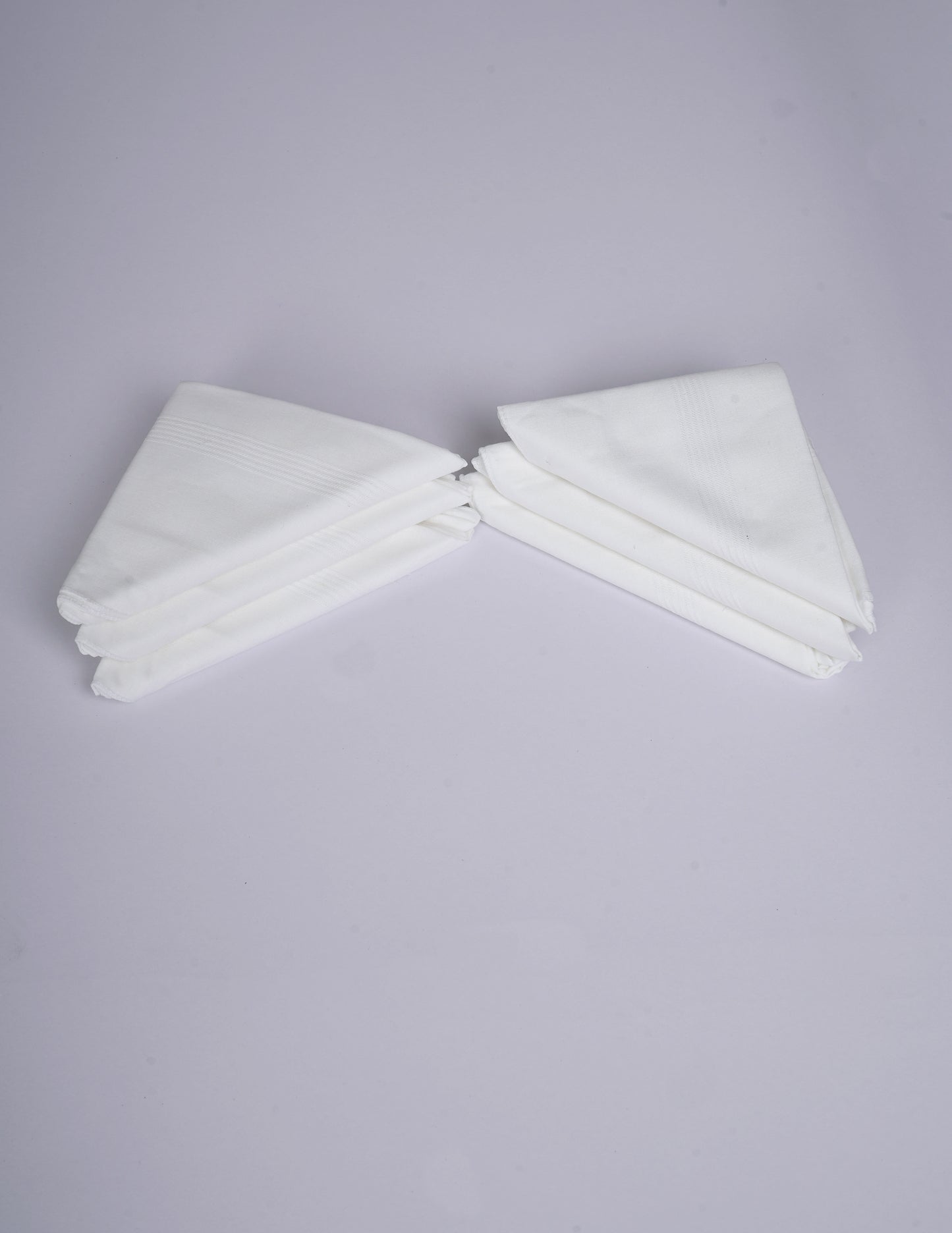 SUN STORY - KF-120 KERCHIEF 6 PCS - 21X21 - WHITE