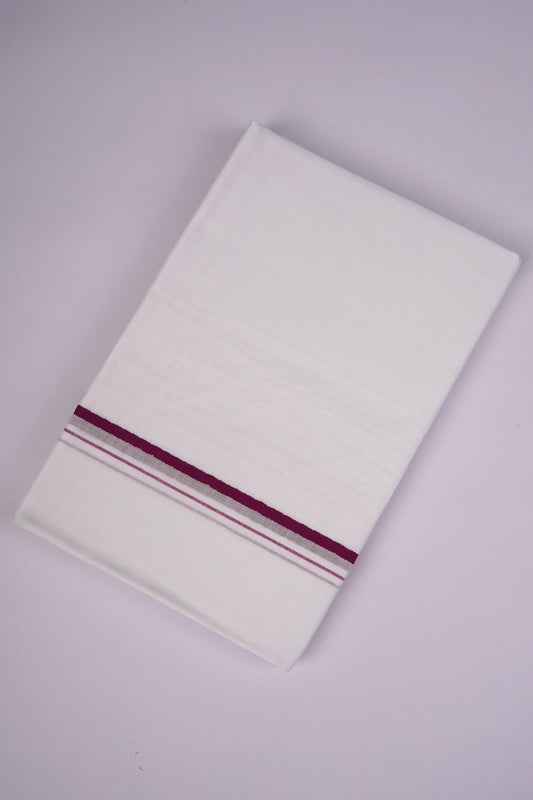 SD-03 W/D DHOTI  3.80 MTR-Dark Violet