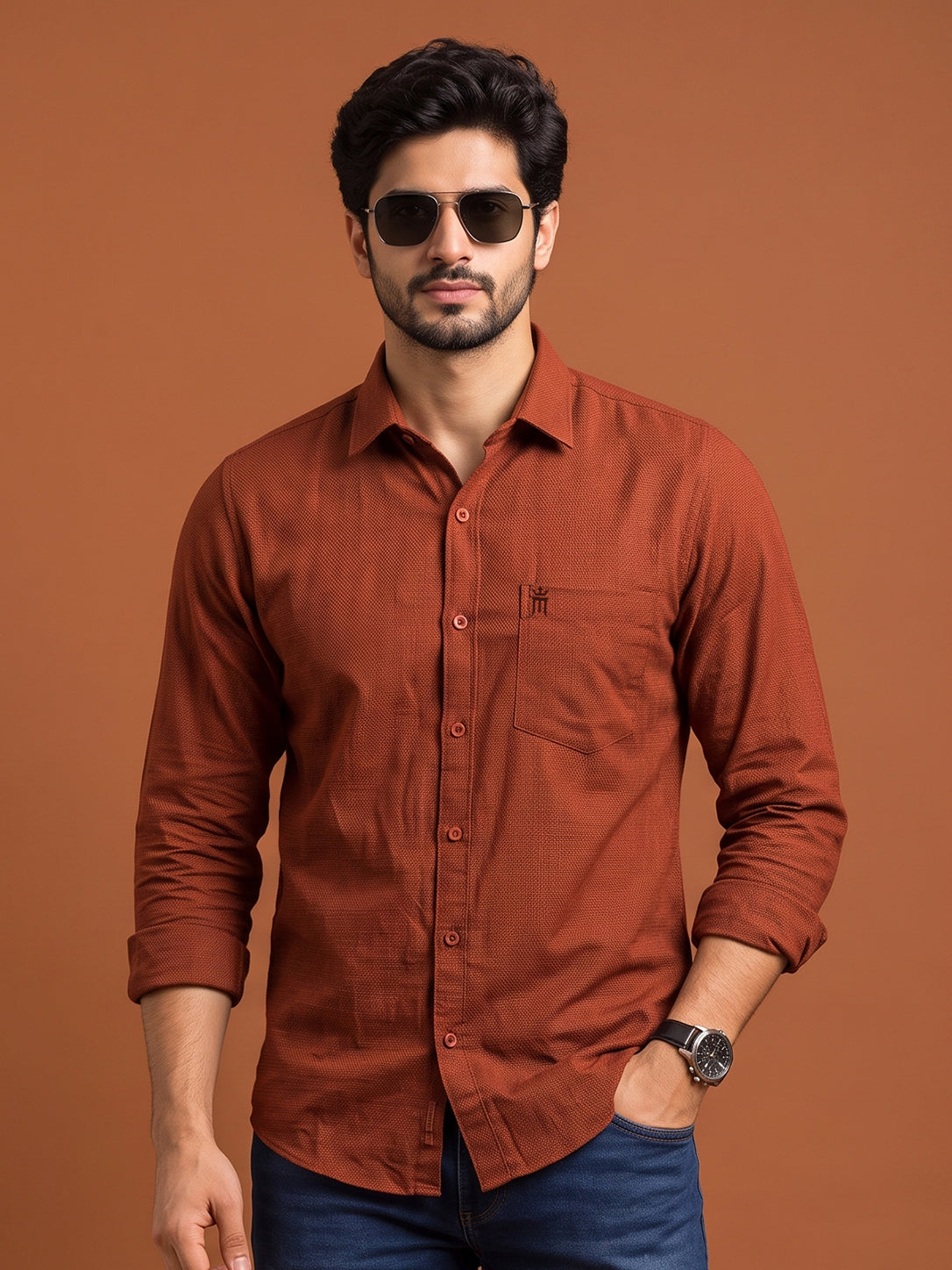 MCR VEGA FORD 23002 Full Sleeve Formal Color Shirt For Men