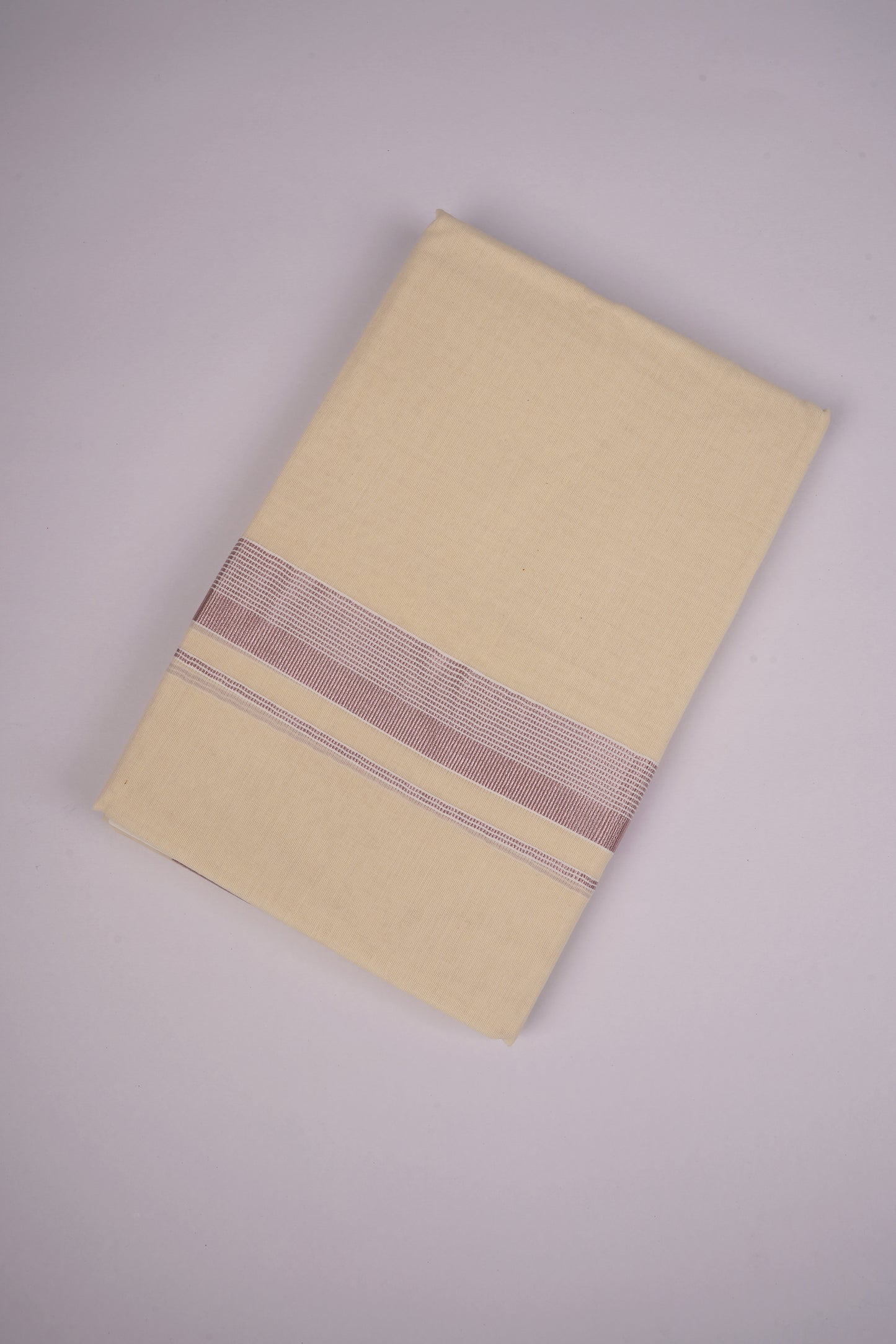 RGD-07C CREAM DOUBLE DHOTI  4.00 MTR