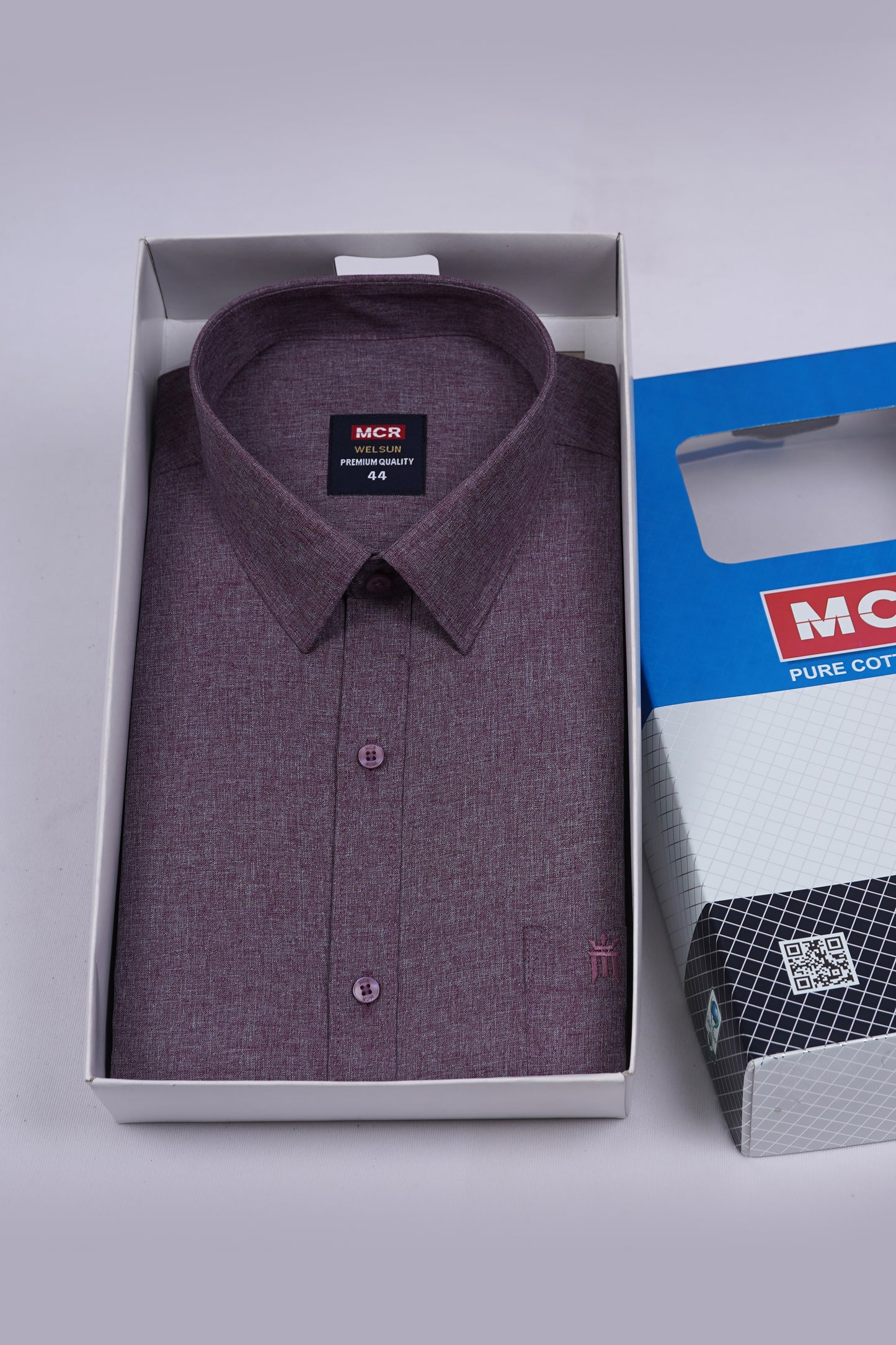 MCR WELSUN 61504 Half Sleeve Formal Color Shirt For Men