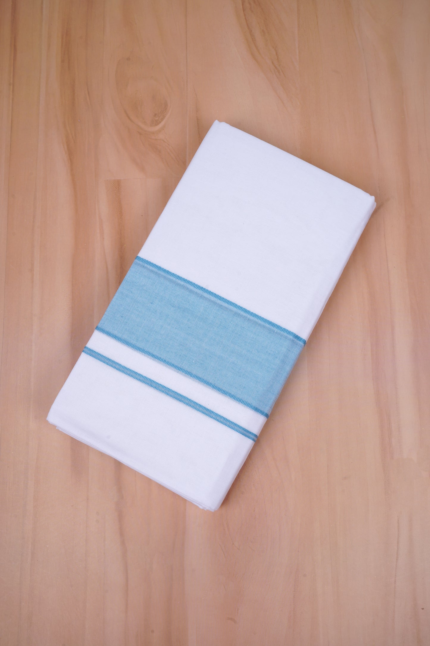 FCD-04 W/D DHOTI 4.00 MTR- Light Blue