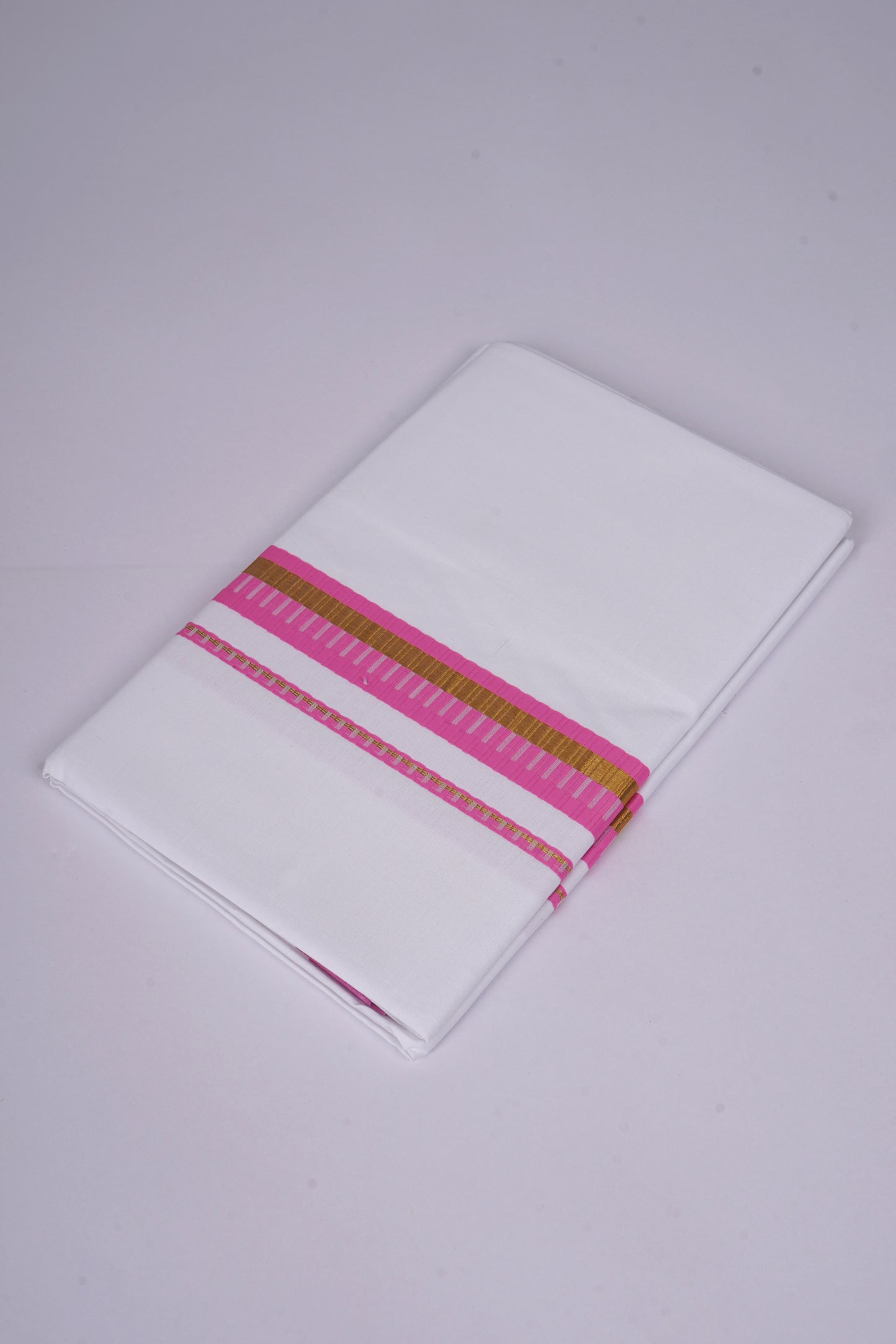FS-93 W/S DHOTI 2.00 MTR - GOLD PINK