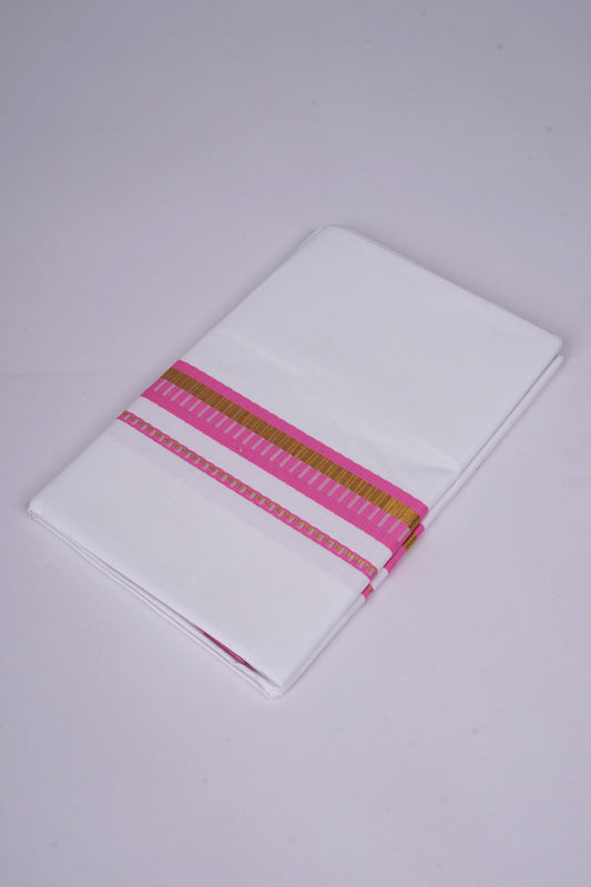 FS-93 W/S DHOTI 2.00 MTR - GOLD PINK