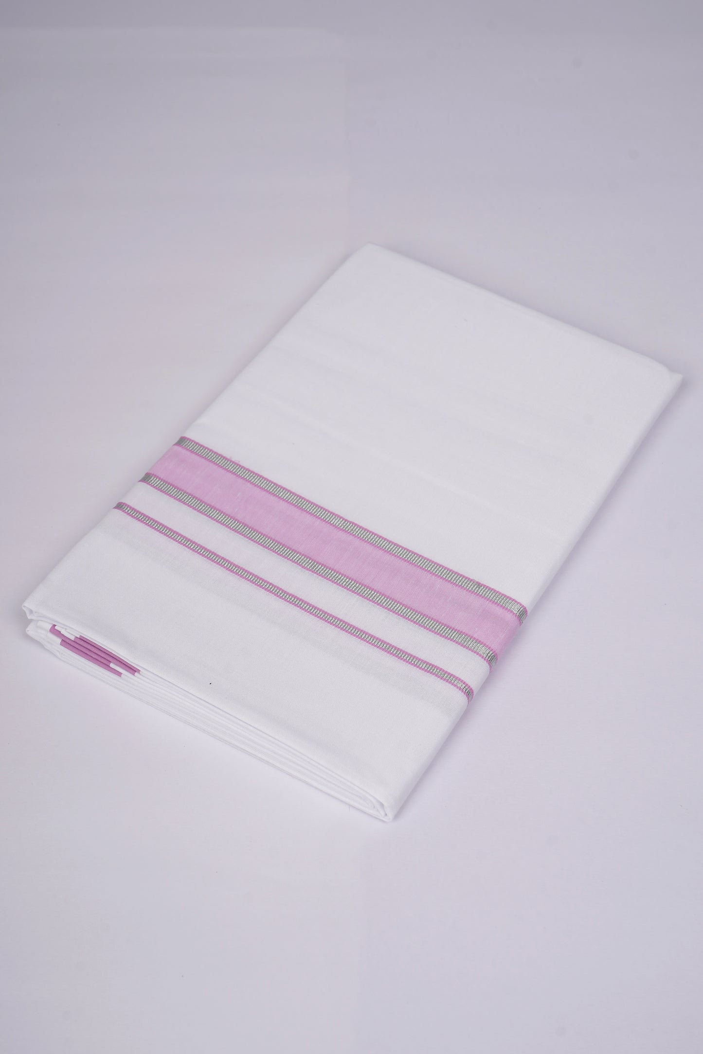 FS-105 W/S DHOTI  2.00 MTR - Light Pink