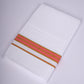 FS-107 W/S DHOTI 2.00 MTR - GOLD RAMAR ORANGE