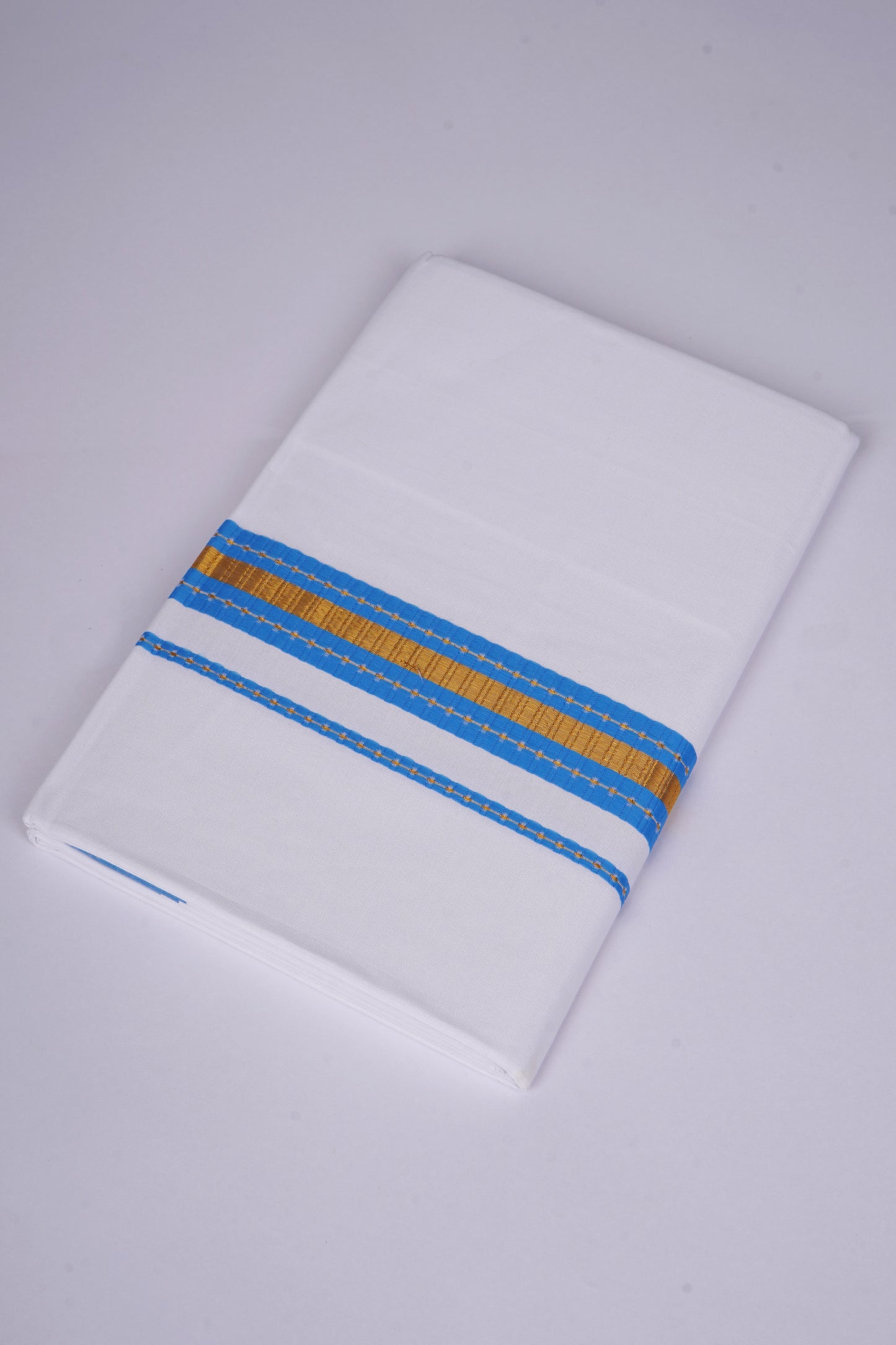FS-108 W/S DHOTI  2.00 MTR - Blue