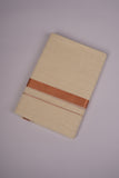 COPPER-18C CREAM DOUBLE DHOTI  4.00 MTR