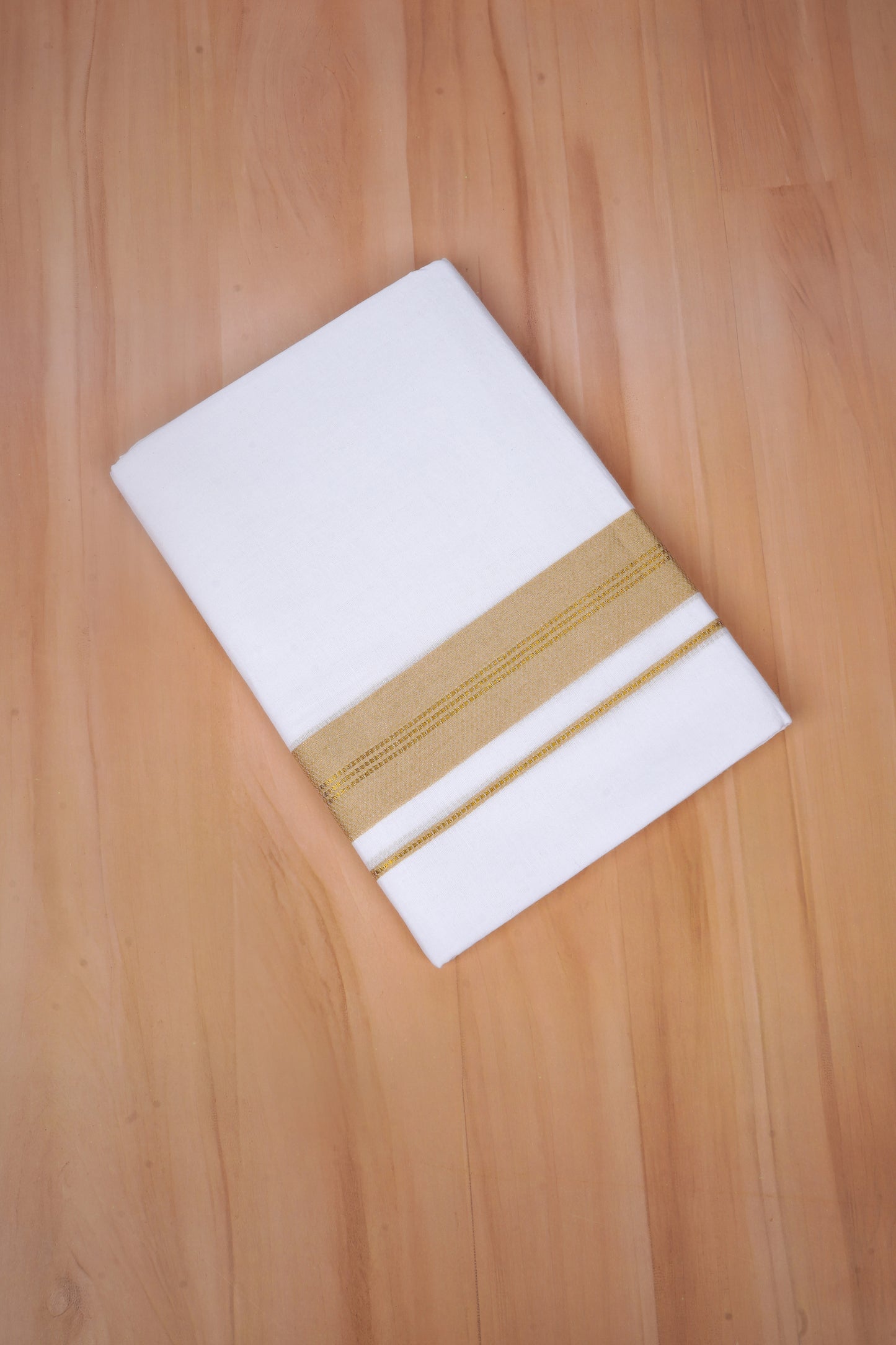 FCD-606 W/D DHOTI 3.80 MTR - Golden yellow