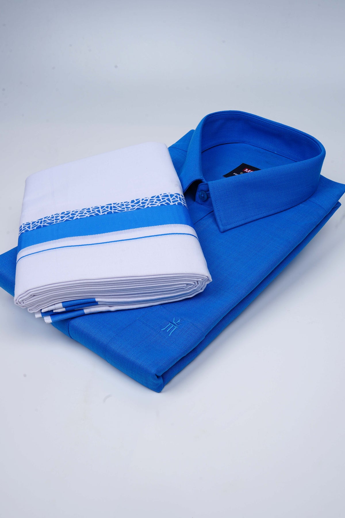 Boston Fancy Double Set F/S - (Assorted Pattern) - 11 Ajantha Blue